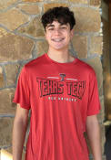 Colosseum Texas Tech Red Raiders Red Hooked Tee