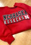 Nebraska Cornhuskers Colosseum Rally Crewneck Crew Sweatshirt - Red