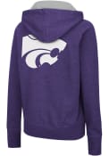Colosseum Womens Purple K-State Wildcats Genius Full Zip Jacket