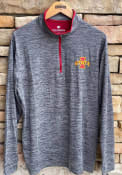 Iowa State Cyclones Colosseum Brooks 1/4 Zip Pullover - Charcoal