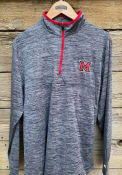 Miami RedHawks Colosseum Brooks 1/4 Zip Pullover - Charcoal