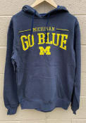 Michigan Wolverines Colosseum Graham Hooded Sweatshirt - Charcoal