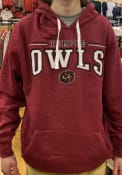 Temple Owls Colosseum Graham Hooded Sweatshirt - Red