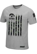 Iowa Hawkeyes Colosseum Cartridge T Shirt - Grey