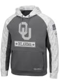 Oklahoma Sooners Colosseum Brass Pullover Hood - Charcoal
