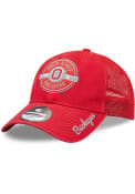 Ohio State Buckeyes Colosseum Tackle Meshback Adjustable Hat - Red