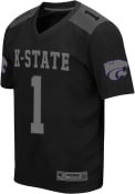 K-State Wildcats Colosseum Lights Out Football Jersey - Black