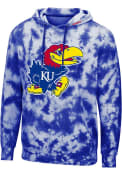 Kansas Jayhawks Colosseum All Right Tie Dye Hooded Sweatshirt - Blue