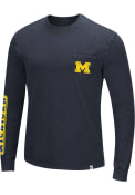 Michigan Wolverines Colosseum Leg Lamp T Shirt - Navy Blue
