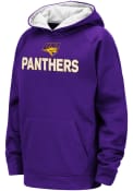 Northern Iowa Panthers Youth Colosseum Raglan Hooded Sweatshirt - Purple