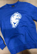 Drake Bulldogs Colosseum Stadium Team Logo Crew Sweatshirt - Blue