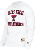 Texas Tech Red Raiders Colosseum Authentic Number One Crew Sweatshirt - White