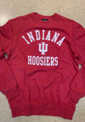 Indiana Hoosiers Colosseum Stadium Number One Crew Sweatshirt - Crimson