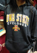 Iowa State Cyclones Colosseum Campus Arch Mascot Hooded Sweatshirt - Black