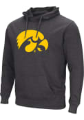 Iowa Hawkeyes Colosseum Campus Team Logo Hooded Sweatshirt - Black