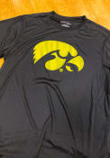 Iowa Hawkeyes Colosseum Trail Team Logo T Shirt - Black