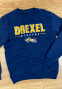 Drexel Dragons Colosseum Time Machine Crew Sweatshirt - Navy Blue