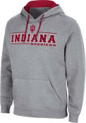 Indiana Hoosiers Colosseum Brennan Hooded Sweatshirt - Grey
