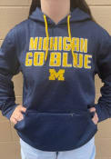 Michigan Wolverines Colosseum The Goat Pullover Hood - Navy Blue
