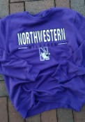 Northwestern Wildcats Colosseum Time Machine Crew Sweatshirt - Purple
