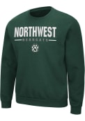 Northwest Missouri State Bearcats Colosseum Time Machine Crew Sweatshirt - Green