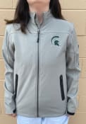 Michigan State Spartans Colosseum Dale Full Zip Medium Weight Jacket - Grey