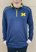 Michigan Wolverines Colosseum Eastwood 1/4 Zip Pullover - Navy Blue