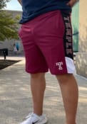 Temple Owls Colosseum Wonkavision Shorts - Red
