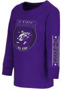 Colosseum Toddler Purple K-State Wildcats Blue Birds T-Shirt