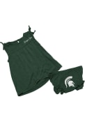 Michigan State Spartans Baby Girls Colosseum Wonka Dress - Green