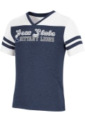 Penn State Nittany Lions Girls Colosseum Aloha Football Fashion T-Shirt - Navy Blue