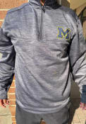 Michigan Wolverines Colosseum Dak 1/4 Zip Pullover - Charcoal