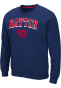 Dayton Flyers Colosseum Elliott Crew Sweatshirt - Navy Blue