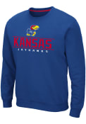 Kansas Jayhawks Colosseum Cam Sweatshirt - Blue