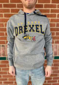 Drexel Dragons Colosseum Russell Hooded Sweatshirt - Grey