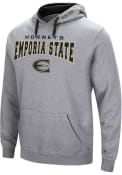 Emporia State Hornets Colosseum Russell Hooded Sweatshirt - Grey