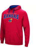 Kansas Jayhawks Colosseum Russell Hooded Sweatshirt - Red