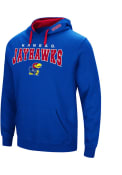 Kansas Jayhawks Colosseum Russell Hooded Sweatshirt - Blue