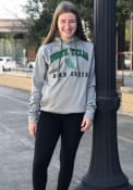 North Texas Mean Green Colosseum Russell Hooded Sweatshirt - Grey