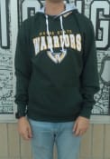 Wayne State Warriors Colosseum Russell Hooded Sweatshirt - Green