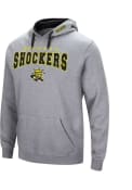 Wichita State Shockers Colosseum Russell Hooded Sweatshirt - Grey