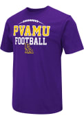 Prairie View A&M Panthers Colosseum Field Football T Shirt - Purple