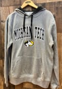Michigan Tech Huskies Colosseum Arch Mascot Hooded Sweatshirt - Grey