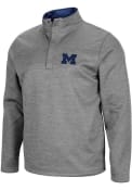 Michigan Wolverines Colosseum Roman 1/4 Zip Pullover - Charcoal