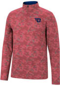 Dayton Flyers Colosseum Tivo Camo 1/4 Zip Pullover - Red