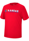Kansas Jayhawks Colosseum Four Leaf T Shirt - Red