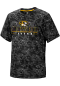 Missouri Tigers Colosseum Pyrotechnics Camo T Shirt - Black
