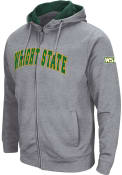 Wright State Raiders Colosseum Henry Fleece Full Zip Jacket - Grey