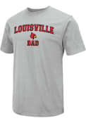 Louisville Cardinals Colosseum #1 Graphic Dad T Shirt - Grey