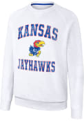 Kansas Jayhawks Colosseum Reggie Crew Sweatshirt - White